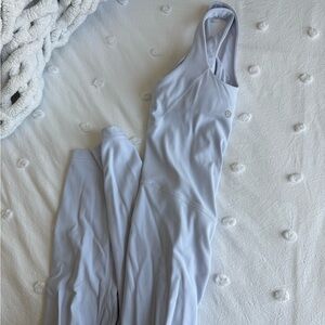 Light Blue Athletic Jumpsuit